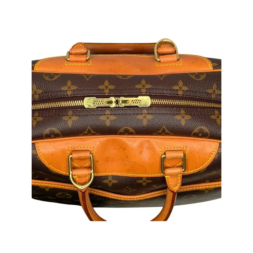 Louis Vuitton Deauville M47270 Monogram Bag + Lock+ Key #323